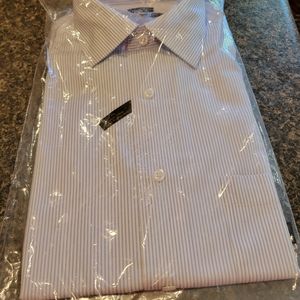 Jos A Bank Reserve No Wrinkle Egyptian Cotton Slim Fit Dress Shirt
